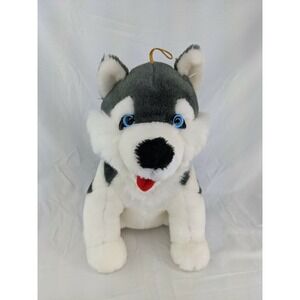 Wolf Husky Dog Plush 13 Inch Shalom Toy Co Stuffed Animal Toy